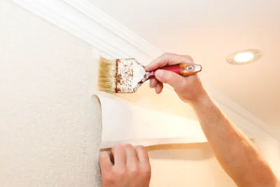 Pose de papier peint à Trizay — revêtements muraux et toiles de verre